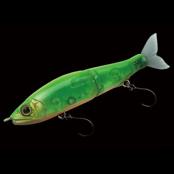 Gan Craft Bass Lure Jointed Claw 70F #AR-13 Lime Slime