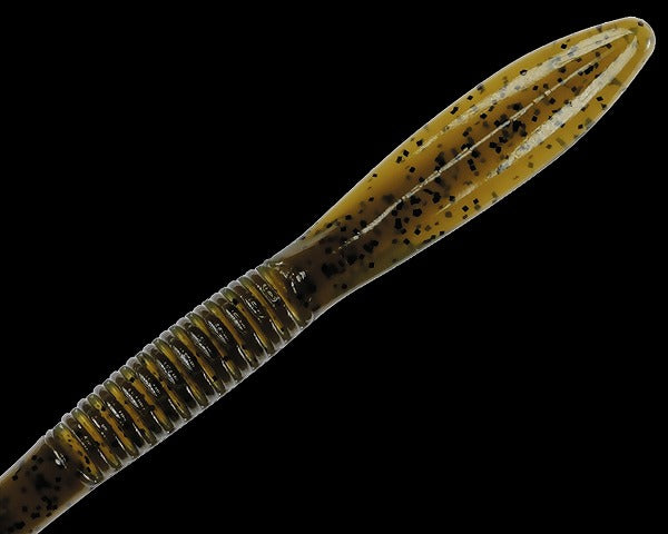 Gan Craft Worm Betty 3.9inch #04 Green Pumpkin Shad