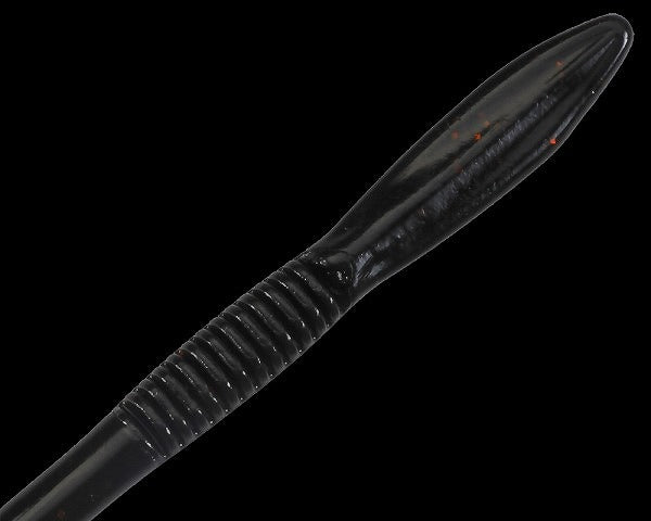 Gan Craft Worm Betty 3.9inch #08 Black/Red F