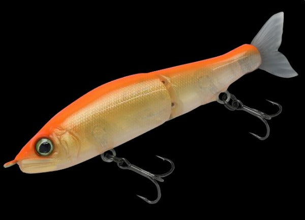 Gan Craft Bass Lure Jointed Claw 70F #02 Kinokuni Orange