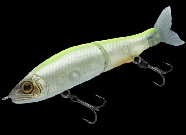 Gan Craft Bass Lure Jointed Claw 70F #08 Clear Head Chart