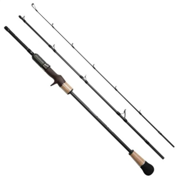 3 piece baitcaster rod Fishman Offshore Seadz Varuna J-632 FSVJ632 (Baitcasting piece) tec_HAGANEBODY_RL_BT Abu Garcia Ambassadeur 6501C4 more sensitive Color:Punch Drunk