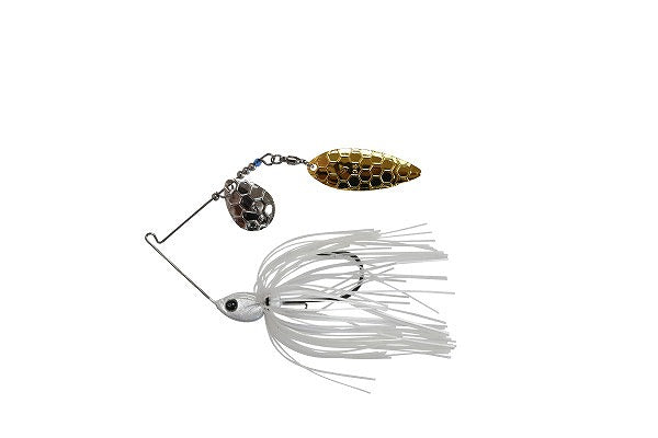 Dstyle Spinnerbait Dα-Spinnerbait 1/2oz Tandem Willow Hyper White