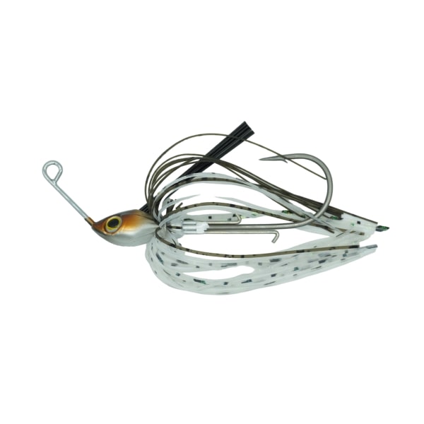 Rubber Jig Megabass Uoze Swimmer 3/8 – 10g, Hameçon N°4/0, Pour Pêche Sportive, Couleur Reaction Chart