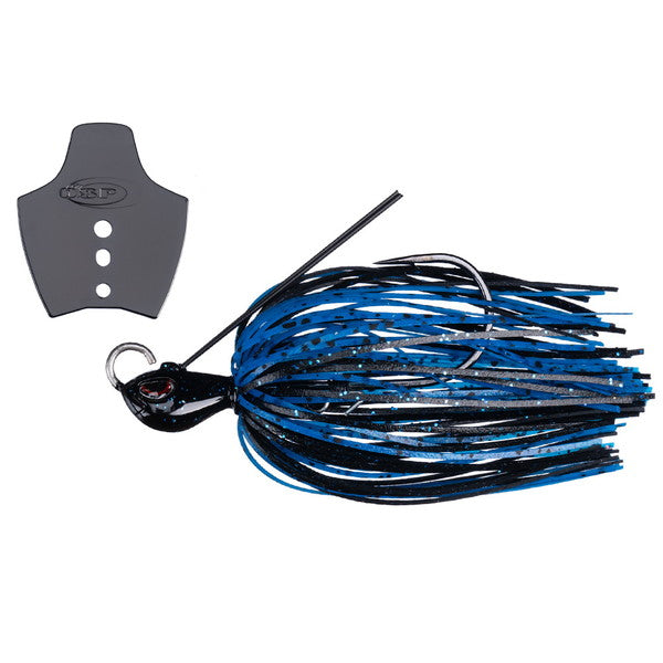 O.S.P Bladed Jig Metal Blade Jig 1/4oz BJ56 Black/Blue
