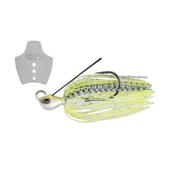 O.S.P Bladed Jig Metal Blade Jig 3/16oz BJ52 White Chart