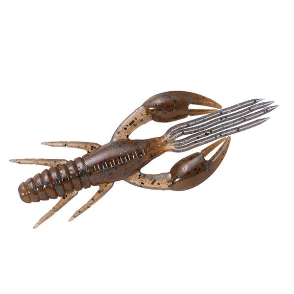 O.S.P Worm Dolive Craw 5inch W027 Dark Cinnamon/Blue & Pepper