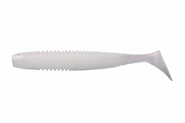 O.S.P Worm HP Shadtail 3.6inch W017 Pearl Glow (luminous)