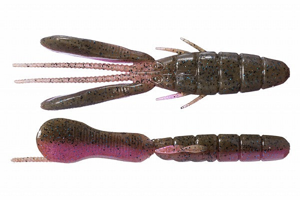 O.S.P Worm DoLive Beaver 4inch TW214 T.N.Flicker Green/Pink