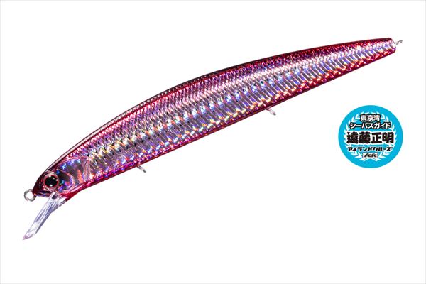 OSP Seabass Lure Rudra 130SP SW. Aikle Clear Red Gizzard shad CLC78