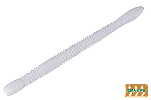 O.S.P Worm DoLive Crawler 4.5inch WF059 Solid White (High buoyancy)