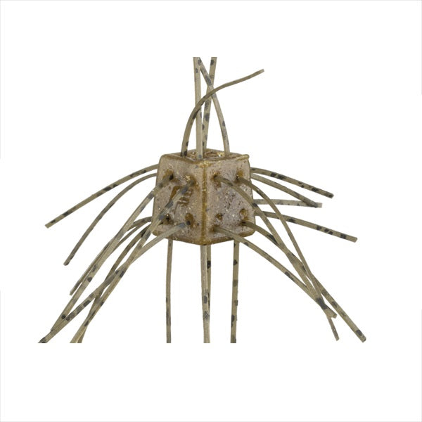 O.S.P Worm Dice Rubber Max Salt 14mm SR01 Green Pumpkin Pepper