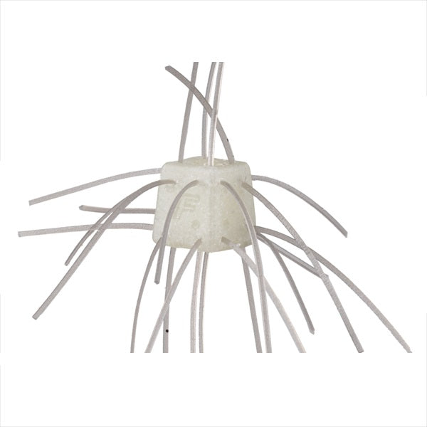 O.S.P Worm Dice Rubber Max Salt 14mm SR04 Smoke Lemon