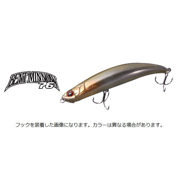 O.S.P Bass Lure Bent Minnow 76 F RP87 Real Wakasagi Ver.2