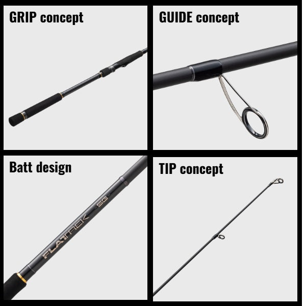 Major Craft Seabass Rod Flat Rek 5G FR5-902finesse (Spinning 2 piece)