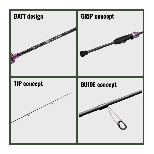 Major Craft Trout Rod Banshee Begins BFBS-5112SUL (Spinning 2 piece)
