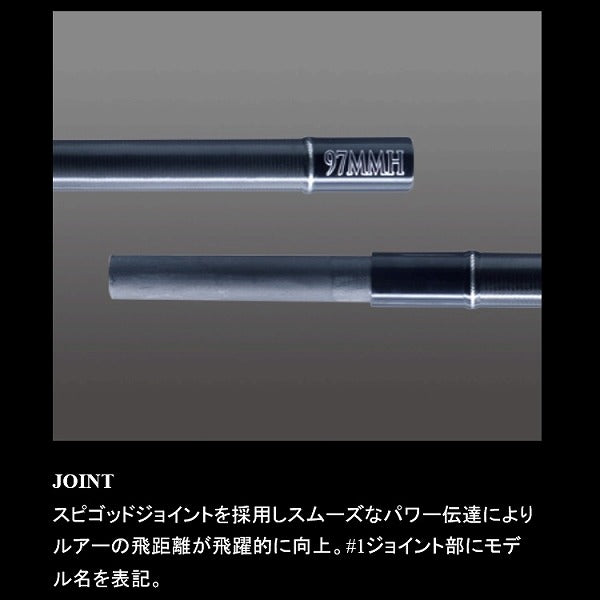 Xesta Shore Jigging Rod Runway XR 97MMH The Cross Counter (Spinning 2 Piece)