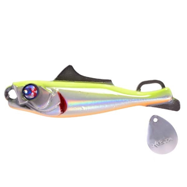 Xesta Metal Jig Ebira Blade 40g #225 Chart Pearl Orange Berry