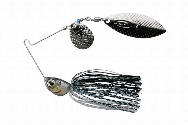 O.S.P Spinnerbait High Pitcher 1/2oz Tandem Willow S05 Black Shiner