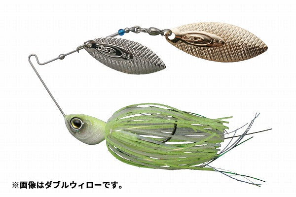 O.S.P Spinnerbait High Pitcher 1/2oz Tandem Willow ST21 Spark White Chart