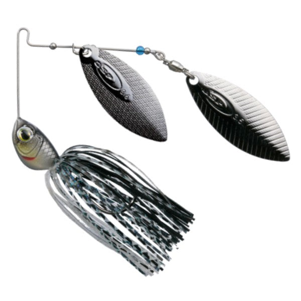 O.S.P Spinnerbait High Pitcher 1/2oz Double Willow S05 Black Shiner