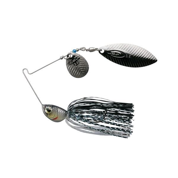 O.S.P Spinnerbait High Pitcher 5/16oz Tandem Willow Black Shiner S05