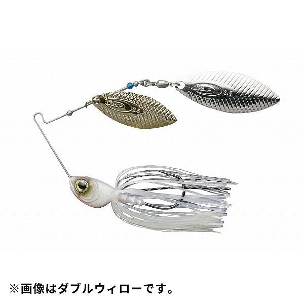 O.S.P Spinnerbait High Pitcher 1/4oz Double Willow S06 Vivid Pearl White