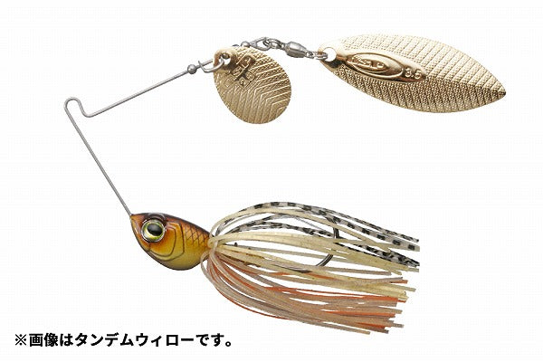 O.S.P Spinnerbait High Pitcher 3/8oz Double Willow S22 Killer Gold