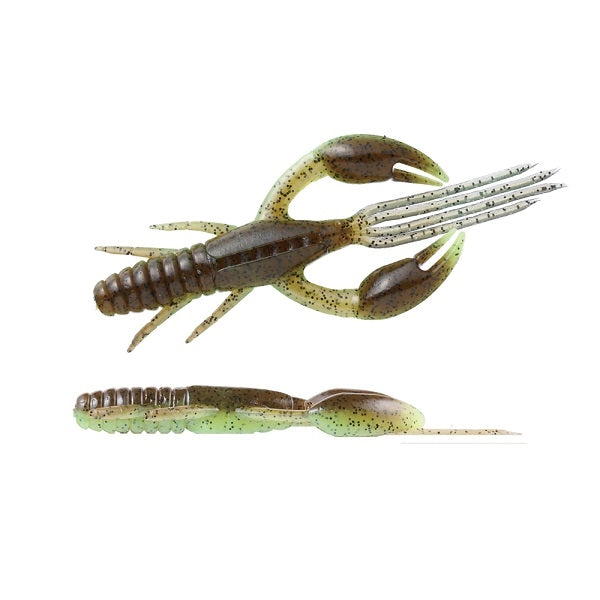 O.S.P Worm DoLive Craw 4inch Green Pumpkin/Chart TW107