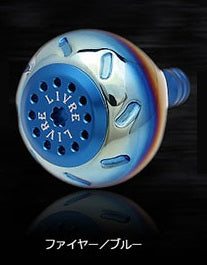 Livre Single Knob 1 pcs EP44 for Shimano B (Fire + Blue C)