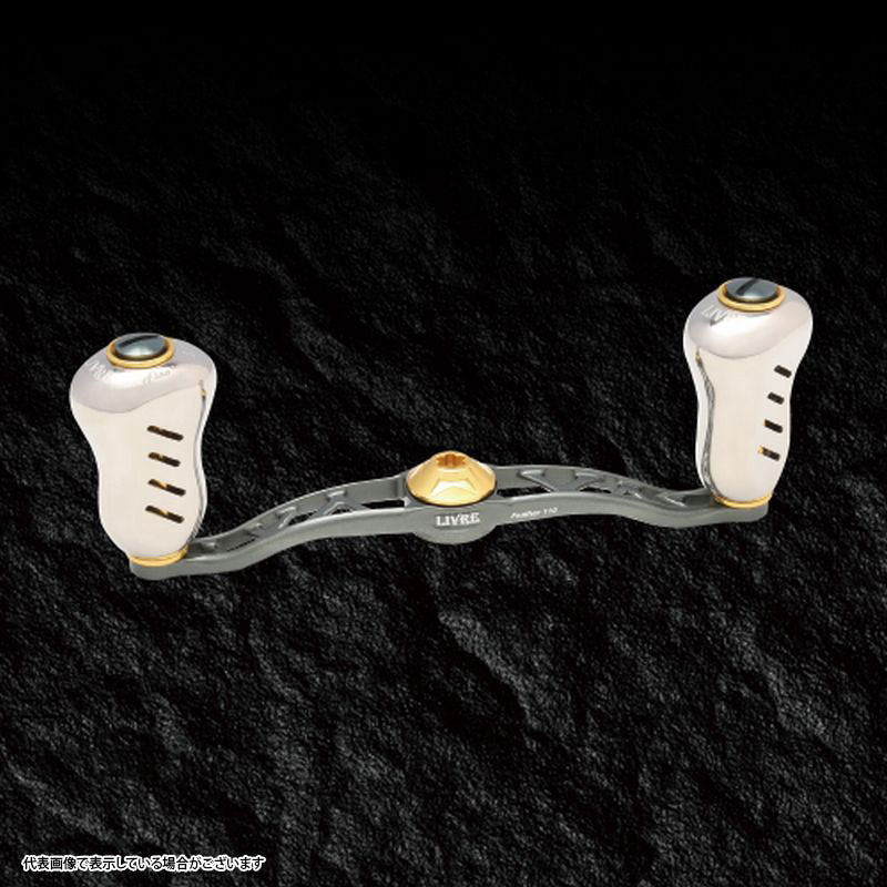 Livre CLANK Feather 110 for Shimano Left-handed (Gunmetal P+Gold G)