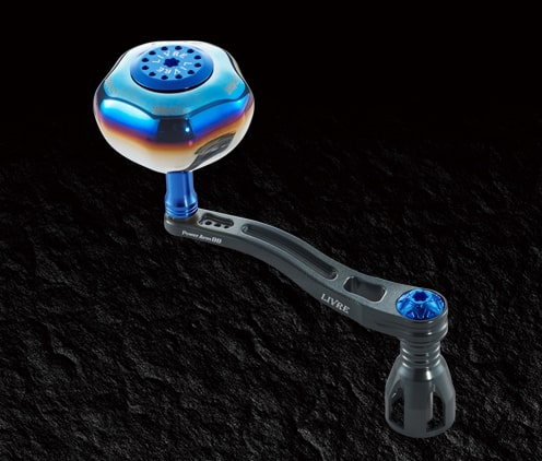 Livre Power Arm 88 Daiwa 8000-14000 Left and Right common (Gunmetal P + Blue G)