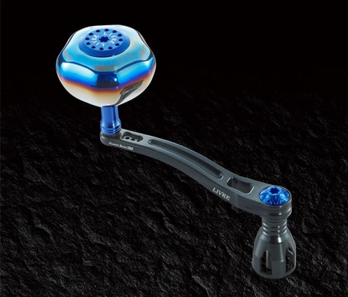 Livre Power Arm 98 Shimano 8000-14000 Left-handed (Gunmetal P + Blue G)