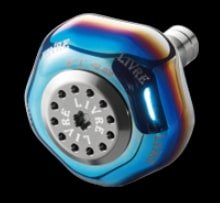 Livre Single Knob 1 pcs PT48 for Shimano B (Fire + Titanium C)