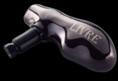 Livre Single Knob 1 pcs TB-1 for Daiwa L (Brown IP + Titanium C)