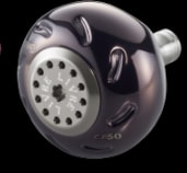 Livre Single Knob 1 pcs EP50 for Daiwa L (Brown IP + Titanium C)