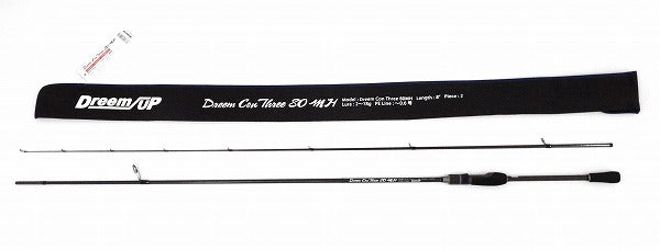 DreamUP Light Fishing Rod Dreem Con Three 80MH (Spinning 2 Piece)