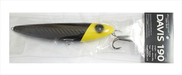 Studio Composite Seabass Lure Davis 190 Yellow Head Zombie