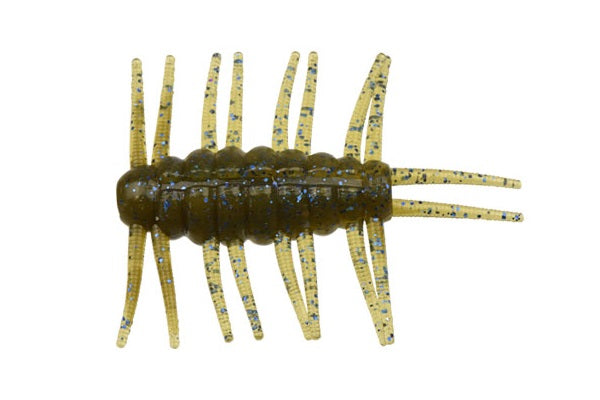 Dstyle Worm SVSB 1.8inch Green Pumpkin Blue Flake & Pepper