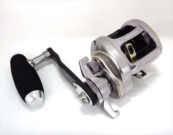 deep sea shimano reels Studio Ocean Mark Blue Safari 35Pw/R (24) Mid-deep Sea SP Dark Silver/Silver (Right Handle)