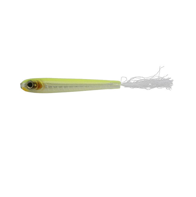 Imakatsu Worm Rainbow Shad 2.5inch #S-207 Half Skeleton Chart Shad