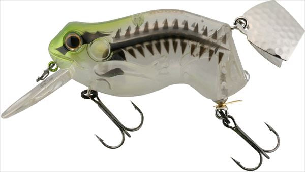Imakatsu Bass Lure Waddle Buggy #378 Green Skeleton Frog