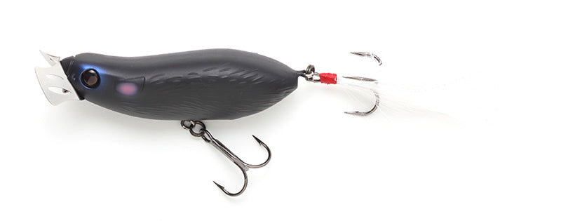 bass fishing with mouse lure Imakatsu Bass Lure Metal Mouse #701 Black Raven