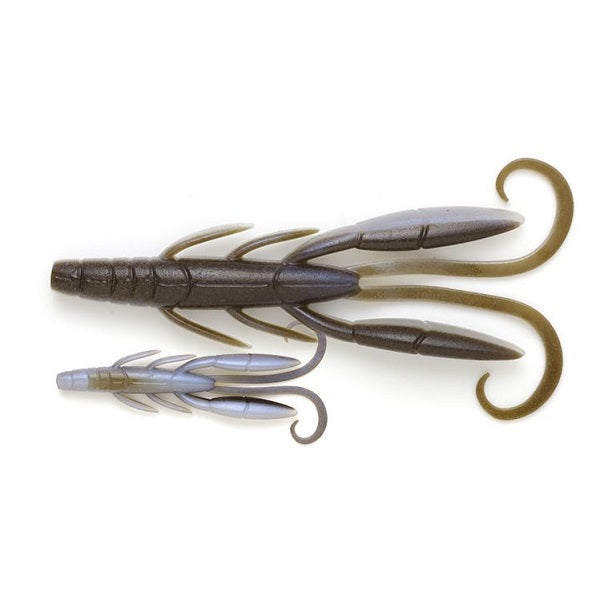 Imakatsu Worm Elite Craw High Float 3inch #S-234 Clear Green Pumpkin/Blue Pearl Berry