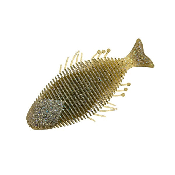 Imakatsu Worm Huddle Gill 3.9inch #S-619 Neon Light Green Pumpkin