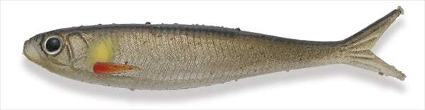 Imakatsu Worm Fish Fly Elastomer 2inch #S-228 Half Skeleton Green Ayu