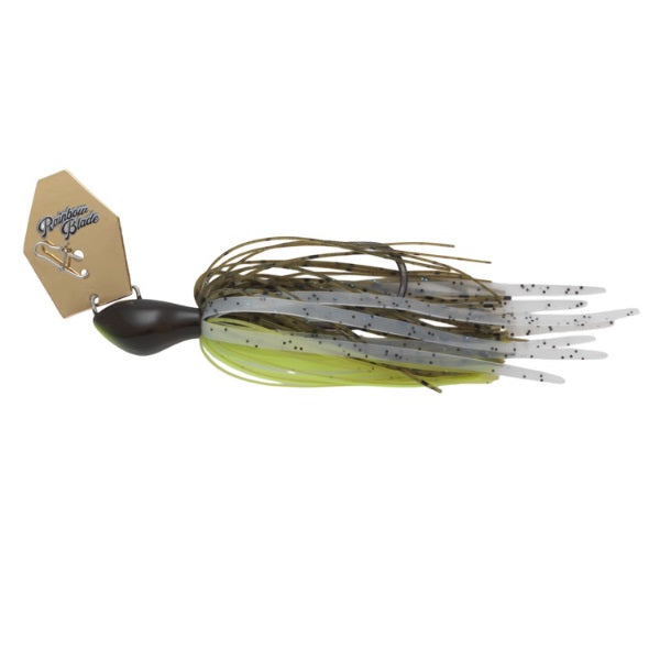 Imakatsu Bass Lure Rainbow Blade 3/8oz #MS-229 Green Pumpkin Chart G
