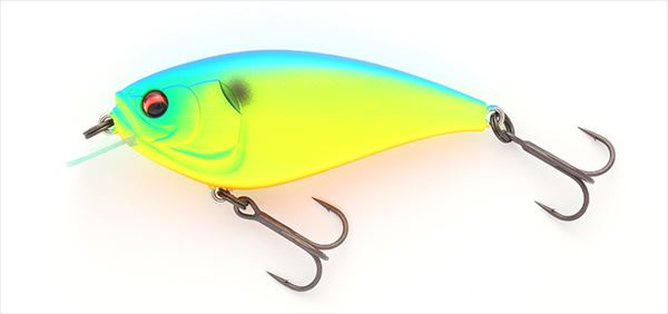 Imakatsu Bass Lure Gekiasa Flat Standard color #36 Blue Back Chart