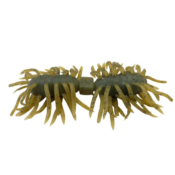 Imakatsu Worm Hairy Spider Kujala 160 #S-14 Green Pumpkin Pepper
