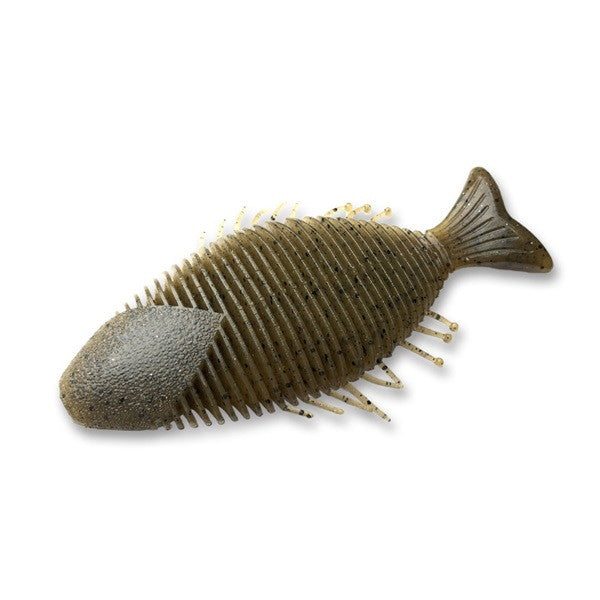 Imakatsu Worm Huddle Gill 5.8inch #S-14 Green Pumpkin Pepper